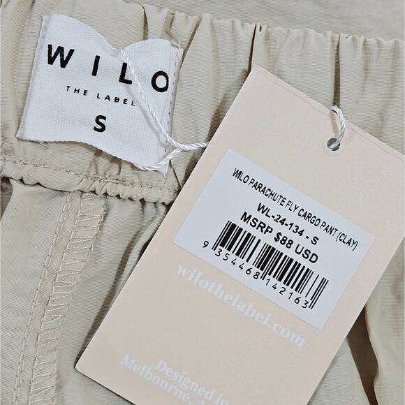 NWT Wilo The Label Parachute Cargo Pants Size S - Picture 4 of 6